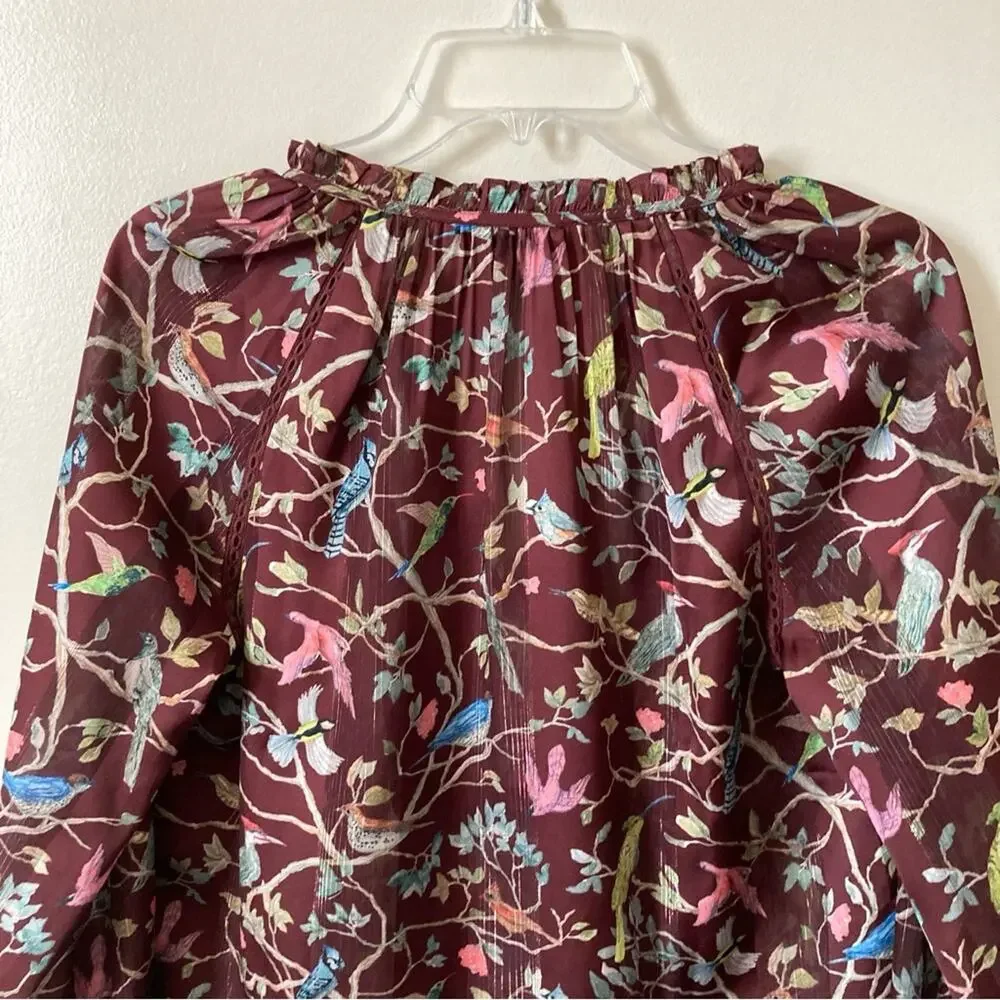 J.Crew Point Sur Popover in Menagerie Print XS